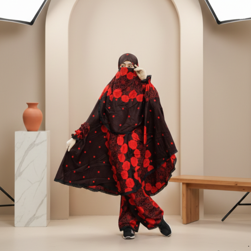 Premium Semi Long Khimar 